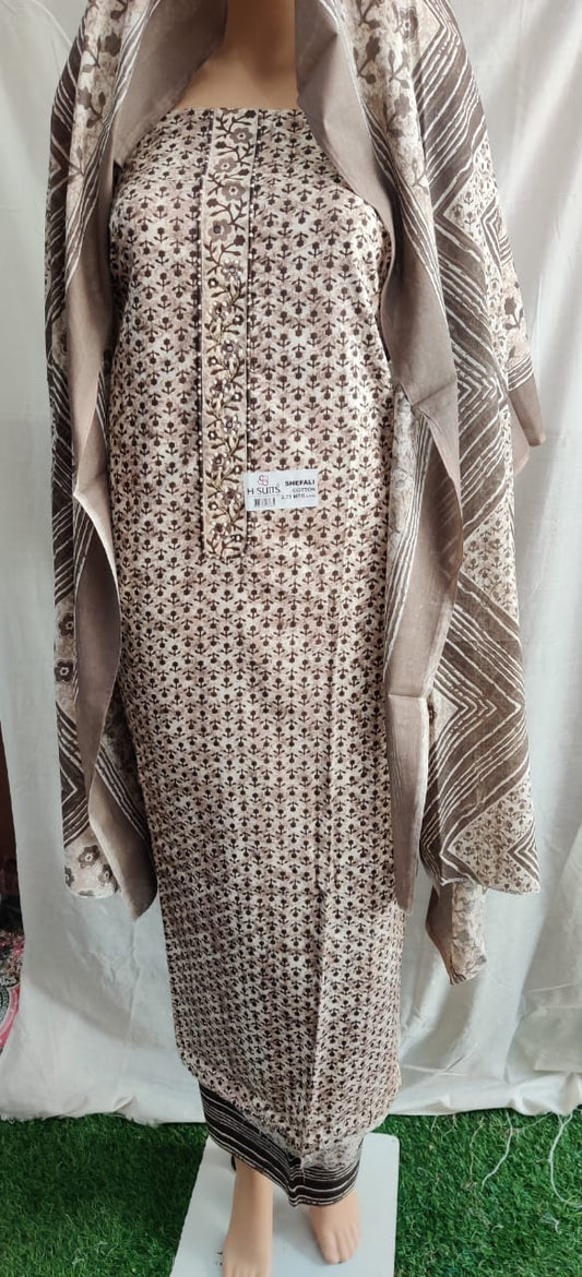 Cemric cotton unstitched cotton