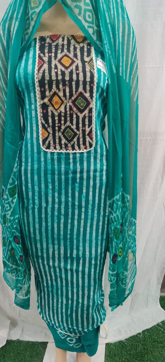 Patch work  batik suit