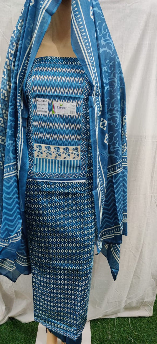 Heavy cotton unstitched cotton suit