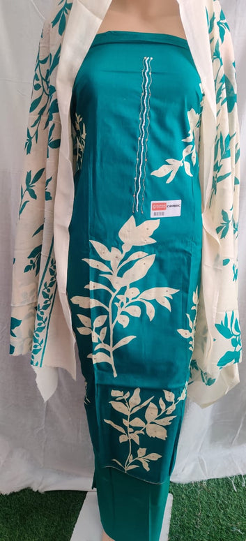 Nack moti work flower print